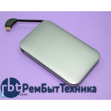 Универсальный внешний аккумулятор Powerbank QUAN с адаптером MicroUSB-Apple Lightning 8000mAh 5V 2A