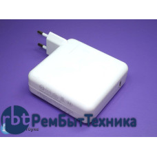 Блок питания (сетевой адаптер) для ноутбука Apple A1719, MNF82CH/A(USB Type-C, 87W) OEM Блок питания (сетевой адаптер) для ноутбука Apple A1719, MNF82CH/A(USB Type-C, 87W) OEM