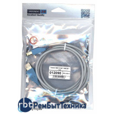 Кабель Vention USB 2.0 AM - USB BM 1,5m серый круглый