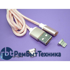 Кабель для зарядки от USB магнитный micro USB/Lightning