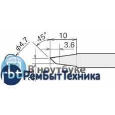 Жало для паяльника Goot RX-80HRT-2.3BC оригинал