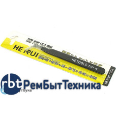 Пинцет HETOOLS ESD-15 изогнутый 120мм чёрный