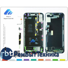 Профессиональный магнитный коврик для разборки iPhone X