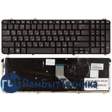 Клавиатура для ноутбука HP Pavilion dv6-1000 dv6-2000 матовая черная
