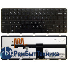 Клавиатура для ноутбука HP Pavilion dm4 dm4-1000 dv5-2000 dv5-2100 черная с подсветкой