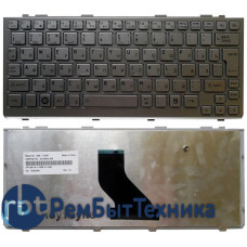 Клавиатура для ноутбука Toshiba mini NB200 NB300 NB305 серебристая