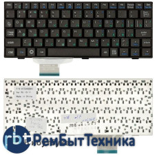 Клавиатура для ноутбука Asus Eee PC 700 701 900 901 черная