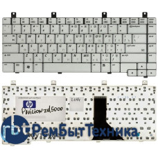 Клавиатура для ноутбука HP Pavilion dv5000 ze2000 ze2500 zv5000 zx5000 zd5000 белая