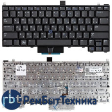 Клавиатура для ноутбука Dell Latitude E4310 черная с указателем (point stick)