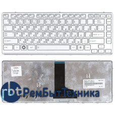 Клавиатура для ноутбука Toshiba Satellite T230 T230D T235 T235D серебристая