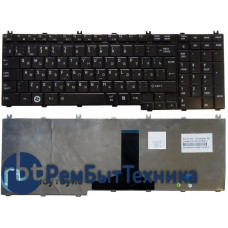 Клавиатура для ноутбука Toshiba Satellite A500 L350 L500 L505 F501 P200 P300 P500 черная глянцевая