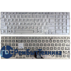 Клавиатура для ноутбука Sony Vaio VPC-CB VPC-CB17 серебристая