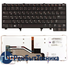 Клавиатура для ноутбука Dell Latitude E6220 E6320 E6420 E5420 E6230 с указателем с подсветкой