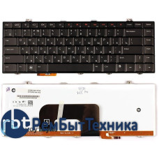 Клавиатура для ноутбука Dell Studio 14 14z 1440 1450 1457 черная с подсветкой