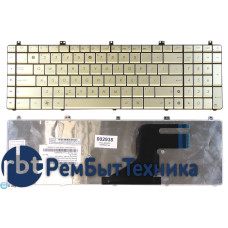 Клавиатура для ноутбука Asus N55 N55S N75 N75S серебристая