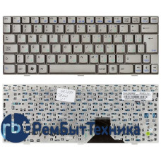 Клавиатура для ноутбука ASUS U1 U1F U1E серебристая