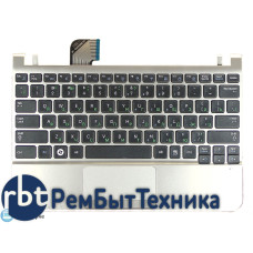 Клавиатура для ноутбука Samsung NC110 топ-панель серебристая