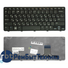 Клавиатура для ноутбука Dell Inspiron Mini 1090 черная рамка черная