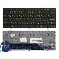 Клавиатура для ноутбука MSI U160 L1350 U135 черная рамка черная