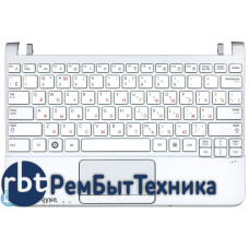 Клавиатура для ноутбука Samsung NC110 топ-панель белая Клавиатура для ноутбука Samsung NC110 топ-панель белая