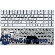 Клавиатура для ноутбука HP Pavilion dv6-6000 series серебристая