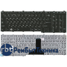 Клавиатура для ноутбука Toshiba Satelite C650 L650 L670 глянцевая черная