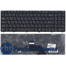 Клавиатура для ноутбука MSI CR640 CX640 черная с рамкой