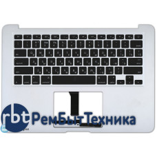 Клавиатура для ноутбука Apple A1369 2011+ черная с подсветкой плоский ENTER топ-панель