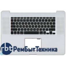 Клавиатура для ноутбука Apple Macbook A1297 черная топ-панель