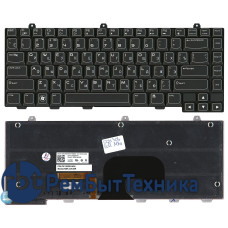 Клавиатура для ноутбука Dell Alienware M14X черная с подсветкой
