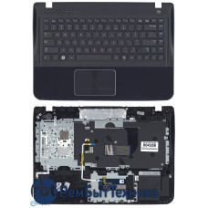 Клавиатура для ноутбука Samsung SF411 SF410 черная топ-панель синяя Клавиатура для ноутбука Samsung SF411 SF410 черная топ-панель синяя