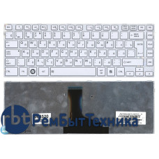 Клавиатура для ноутбука Toshiba Satellite L800 L830 белая