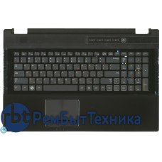 Клавиатура для ноутбука Samsung RF712 NP-RF712-s02ru BA75-03149C черная с подсветкой топ-панель
