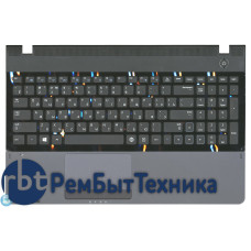 Клавиатура для ноутбука Samsung NP300E5C 300E5C NP300E5C-U02RU BA75-03502N черная топ-кейс черный