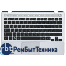 Клавиатура для ноутбука NP300U1A NP305U1A 300U1A 305U1A черная топ-панель серебристая BA75-03302C