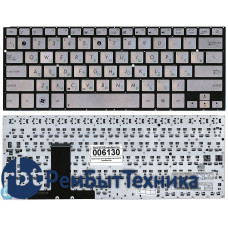 Клавиатура для ноутбука Asus UX31E серебристая