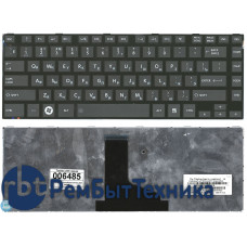 Клавиатура для ноутбука Toshiba L800 L830 черная с черной рамкой