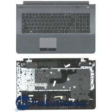 Клавиатура для ноутбука Samsung RC720 np-rc720-s01ru BA75-02837C черная топкейс серый Клавиатура для ноутбука Samsung RC720 np-rc720-s01ru BA75-02837C черная топкейс серый