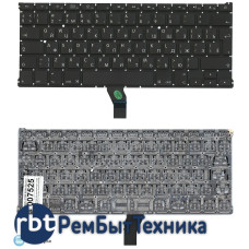 Клавиатура для ноутбука Apple A1369 2010+  черная, большой ENTER RU original