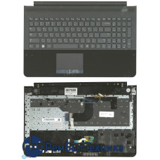 Клавиатура для ноутбука Samsung RC510 топ-панель черная с черными кнопками