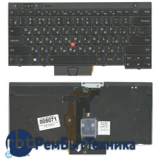 Клавиатура для ноутбука Lenovo T430 T430I X230 T530 L430 L530 черная с подсветкой