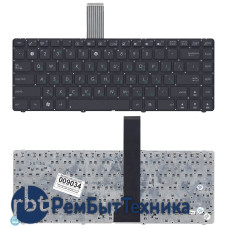 Клавиатура для ноутбука Asus K45, U46, U44, U43F черная без рамки