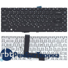 Клавиатура для ноутбука Acer Aspire M5-481T черная c подсветкой без рамки
