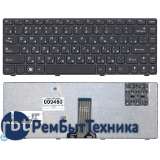 Клавиатура для ноутбука Lenovo Y480 черная Клавиатура для ноутбука Lenovo Y480 черная