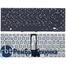 Клавиатура для ноутбука Acer Aspire R7-571 черная c подсветкой без рамки Клавиатура для ноутбука Acer Aspire R7-571 черная c подсветкой без рамки