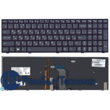 Клавиатура для ноутбука Lenovo Y500 Y500N Y500NT Y510p Y500NT-ISE черная с подсветкой