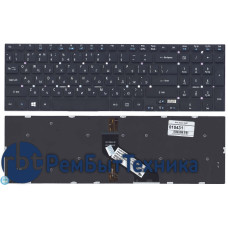 Клавиатура для ноутбука Acer Aspire 5755 5755G 5830 5830G 5830T 5830TG черная с подсветкой