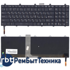 Клавиатура для ноутбука MSI GE60 GE70 GT70 с подсветкой черная с рамкой Клавиатура для ноутбука MSI GE60 GE70 GT70 с подсветкой черная с рамкой