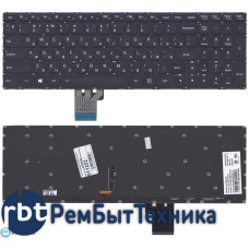 Клавиатура для ноутбука Lenovo Ideapad U530 U530P U530P-IFI черная с подсветкой