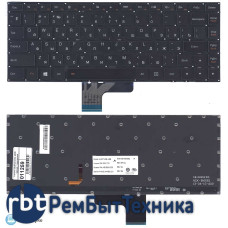 Клавиатура для ноутбука Lenovo IdeaPad S410, U430 черная с подсветкой